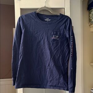 Vineyard Vines Women’s Navy Long Sleeve Shirt